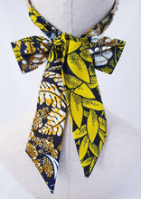 Load image into Gallery viewer, Elsa Straw and African Wax Print headband by Martine Henry Millinery