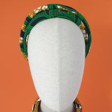 Load image into Gallery viewer, Jayeola African Wax Print Headband by Martine Henry Millinery