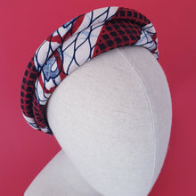 Load image into Gallery viewer, Jayeola African Wax Print Headband by Martine Henry Millinery