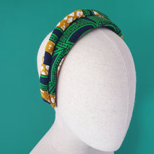 Load image into Gallery viewer, Jayeola African Wax Print Headband by Martine Henry Millinery