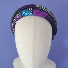 Load image into Gallery viewer, Jayeola African Wax Print Headband by Martine Henry Millinery