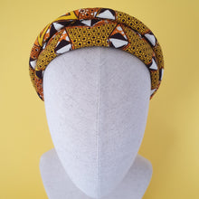 Load image into Gallery viewer, Jayeola African Wax Print Headband by Martine Henry Millinery