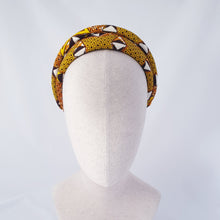 Load image into Gallery viewer, Jayeola African Wax Print Headband by Martine Henry Millinery