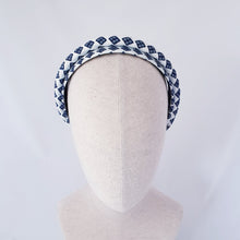 Load image into Gallery viewer, Toni African Wax Print headband by Martine Henry Millinery
