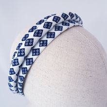 Load image into Gallery viewer, Toni African Wax Print headband by Martine Henry Millinery