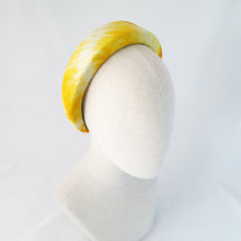 Load image into Gallery viewer, Elmina Shibori tye dye headband by Martine Henry Millinery