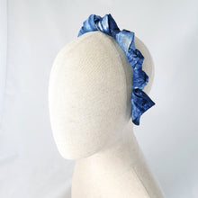 Load image into Gallery viewer, Janelle Silk Tie Dye Shibori Headband by Martine Henry Millinery