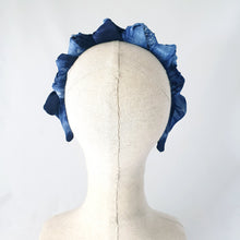 Load image into Gallery viewer, Janelle Silk Tie Dye Shibori Headband by Martine Henry Millinery
