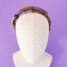 Load image into Gallery viewer, Toni African Wax Print headband by Martine Henry Millinery