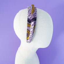 Load image into Gallery viewer, Toni African Wax Print headband by Martine Henry Millinery