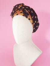 Load image into Gallery viewer, Wrap Star Reversible Headwrap by Martine Henry Millinery