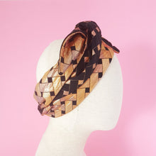 Load image into Gallery viewer, Wrap Star Reversible Headwrap by Martine Henry Millinery