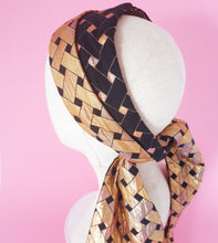 Load image into Gallery viewer, Wrap Star Reversible Headwrap by Martine Henry Millinery