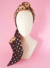 Load image into Gallery viewer, Wrap Star Reversible Headwrap by Martine Henry Millinery