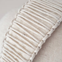 Load image into Gallery viewer, Ziada Saucer Hat in Natural/Silver by Martine Henry Millinery