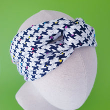 Load image into Gallery viewer, Esther Neon Rainbow Headwrap by Martine Henry Millinery