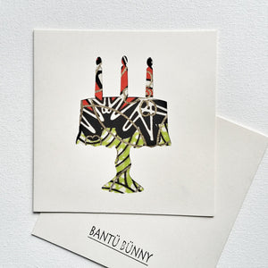 3 Candle Cake - Card