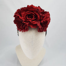 Load image into Gallery viewer, Pomba Gira Flower Crown Martine Henry Millinery
