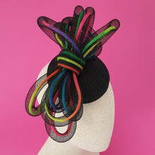Load image into Gallery viewer, Globeleza Hat Fascinator by Martine Henry Millinery
