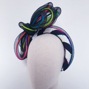 Arco Iris Rainbow Halo Headband by Martine Henry Millinery