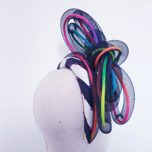 Arco Iris Rainbow Halo Headband by Martine Henry Millinery