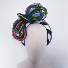 Load image into Gallery viewer, Arco Iris Rainbow Halo Headband by Martine Henry Millinery
