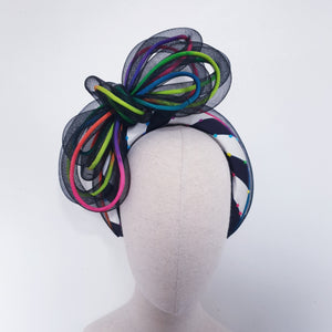 Arco Iris Rainbow Halo Headband by Martine Henry Millinery