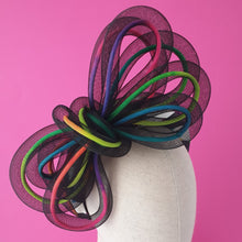 Load image into Gallery viewer, Arco Iris Rainbow Halo Headband by Martine Henry Millinery
