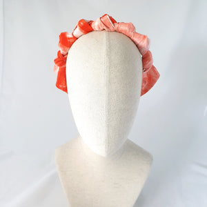 Janelle Silk Tie Dye Shibori Headband by Martine Henry Millinery