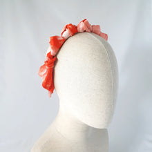 Load image into Gallery viewer, Janelle Silk Tie Dye Shibori Headband by Martine Henry Millinery
