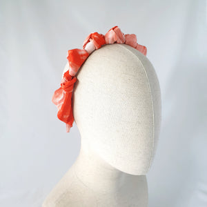 Janelle Silk Tie Dye Shibori Headband by Martine Henry Millinery