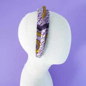 Toni African Wax Print headband by Martine Henry Millinery