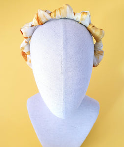 Janelle Silk Tie Dye Shibori Headband by Martine Henry Millinery