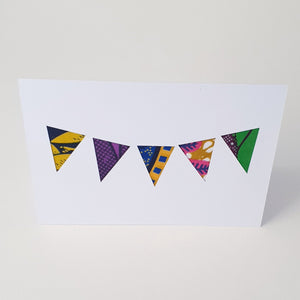 Bunting Greetings Card