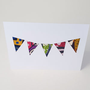 Bunting Greetings Card