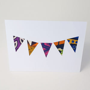 Bunting Greetings Card