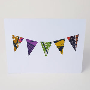 Bunting Greetings Card